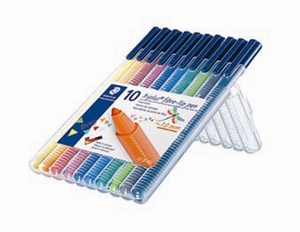 Staedtler Fiberpen Triplus Color 1,0mm vegyes (10)